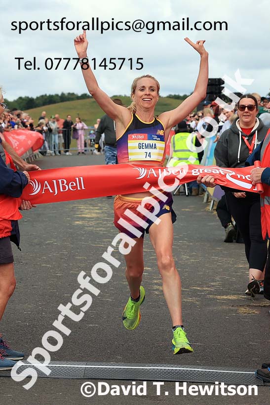 The 2024 Great North 10k Road Race, Newcastle.  Photo: David T. Hewitson/Sports for All Pics
